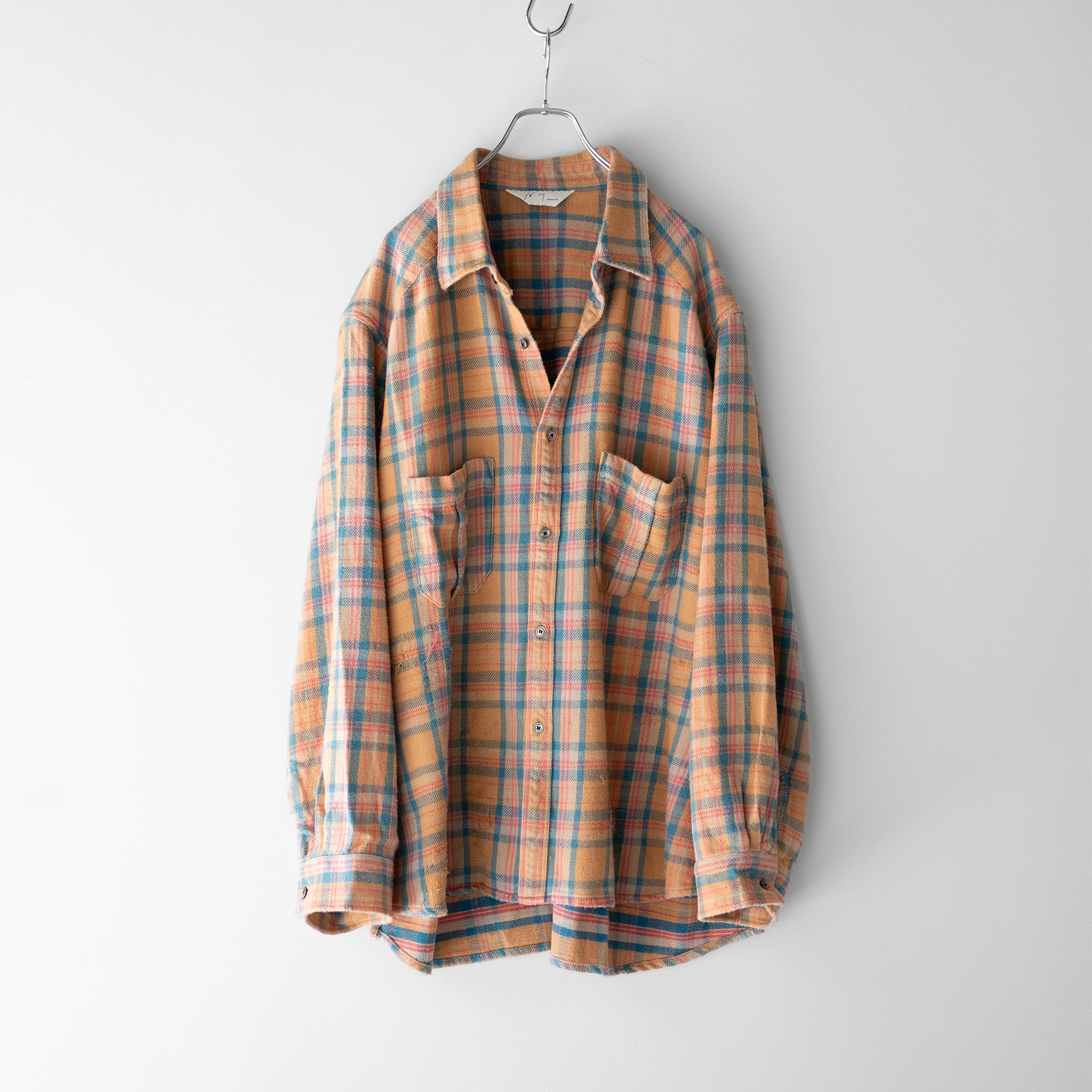 ANCELLM(アンセルム) / NEL CHECK OVER WORK SHIRT 