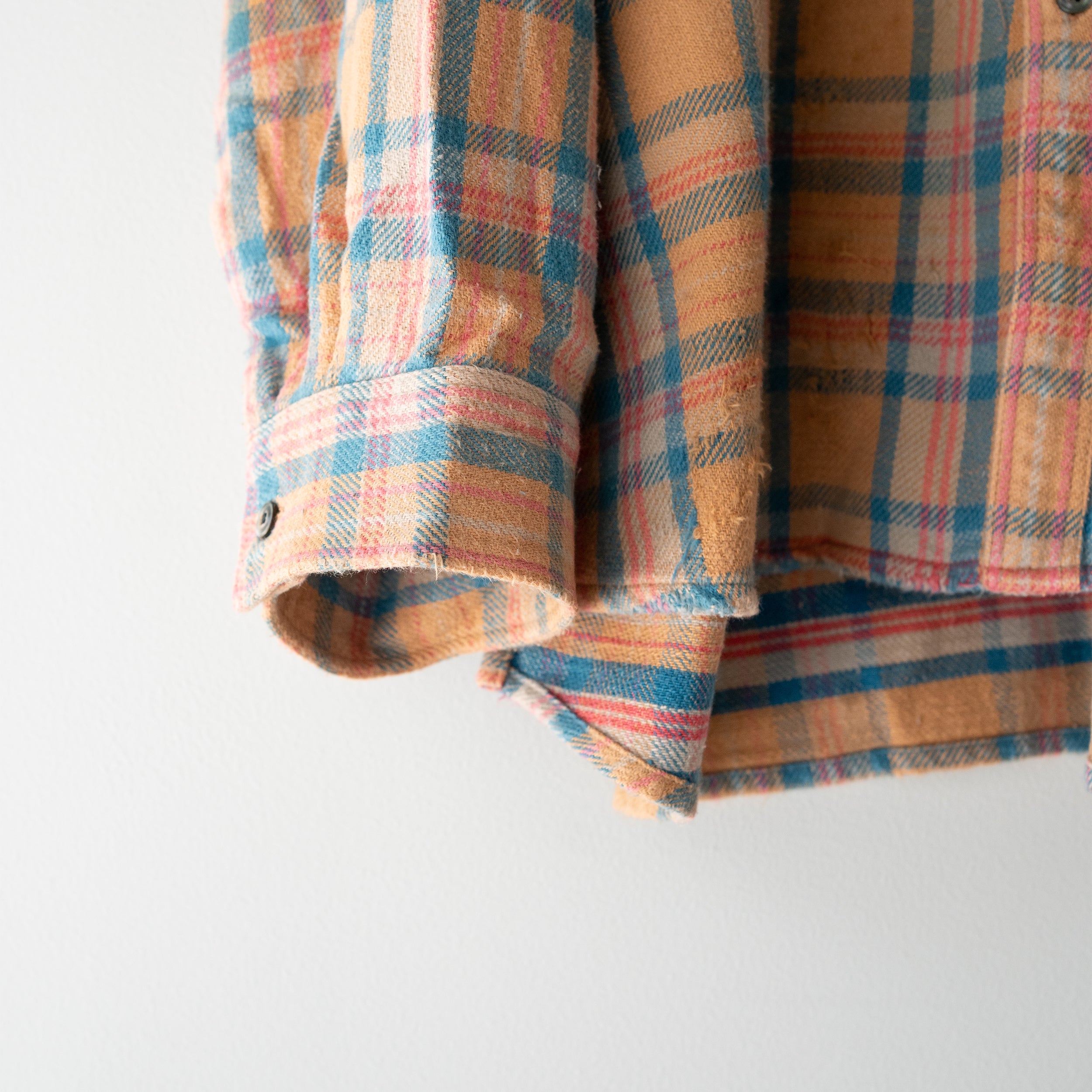 ANCELLM(アンセルム) / NEL CHECK OVER WORK SHIRT 