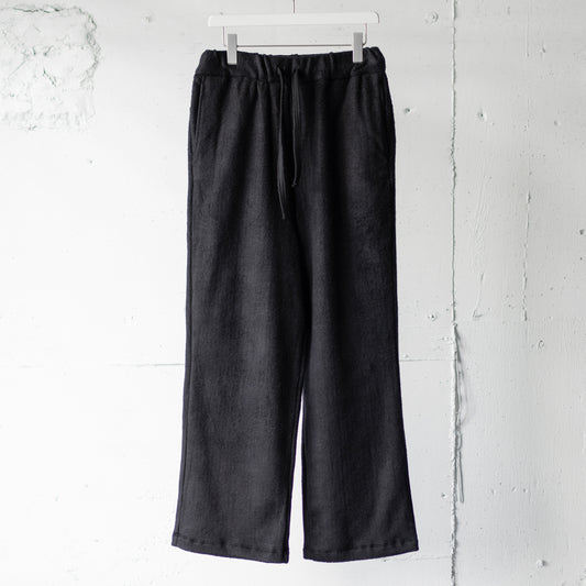 YOKE/ SILK FREECE LOUNGE PANTS "BLACK"