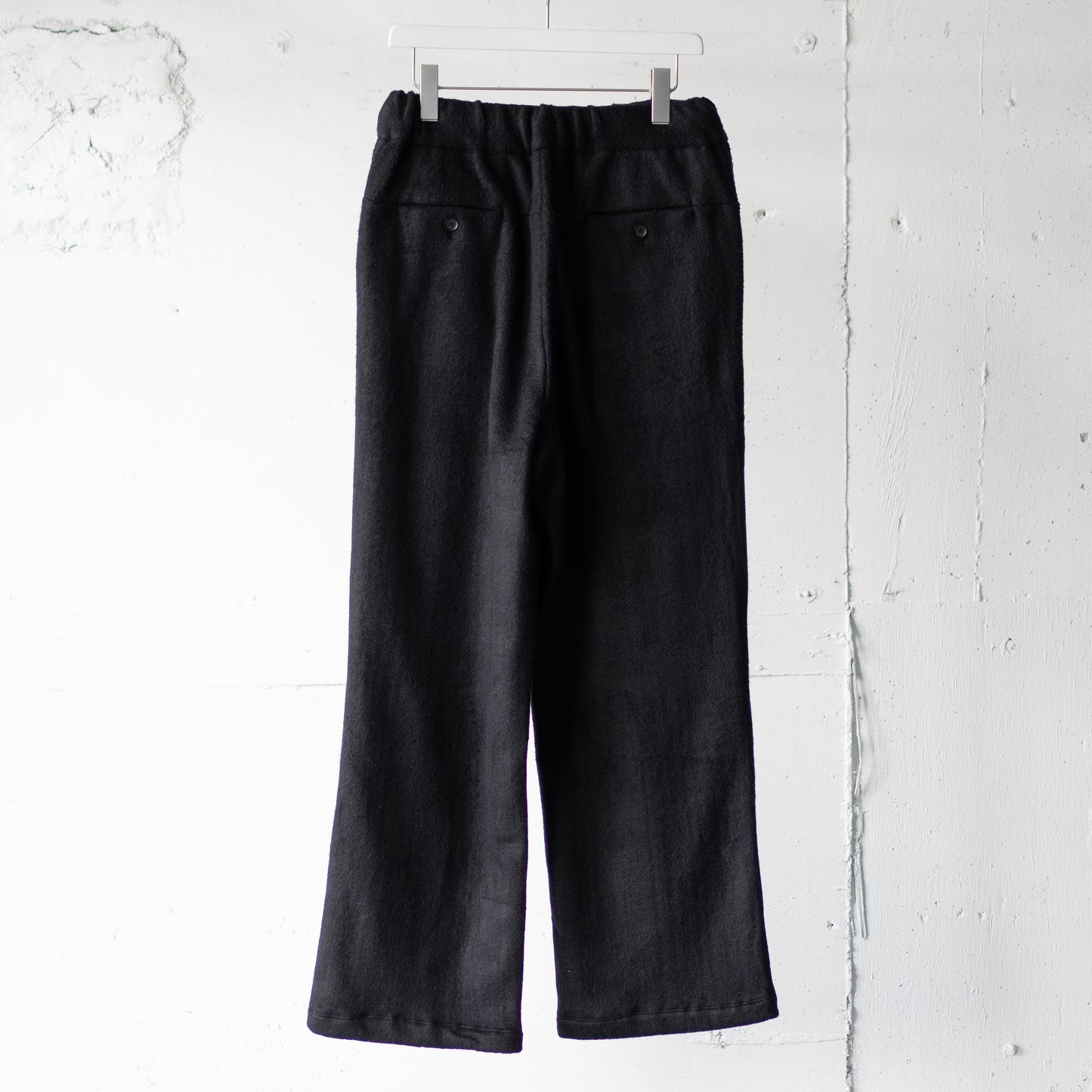 YOKE/ SILK FREECE LOUNGE PANTS "BLACK"