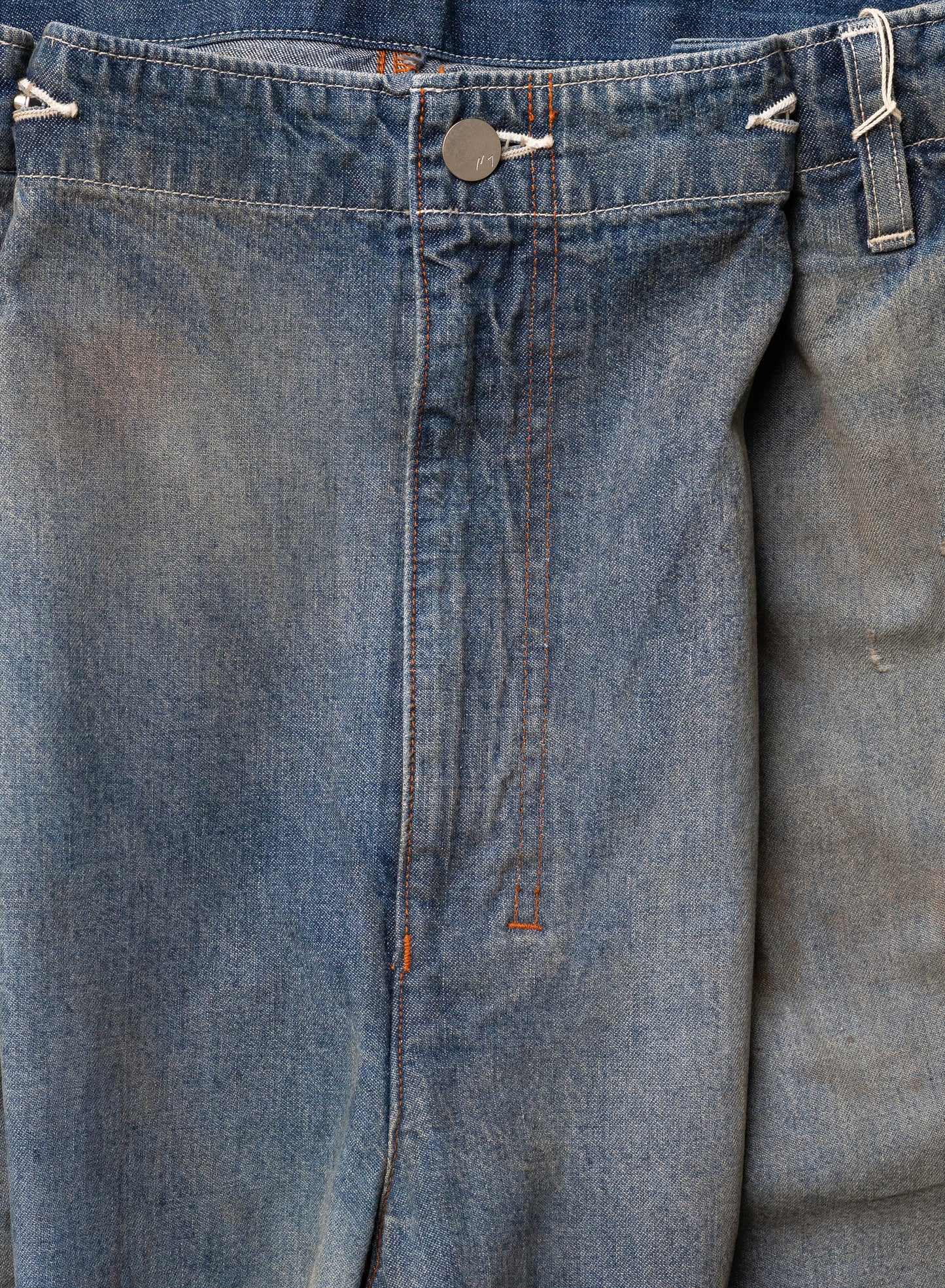 ANCELLM / DENIM PAINTER PANTS "INDIGO"