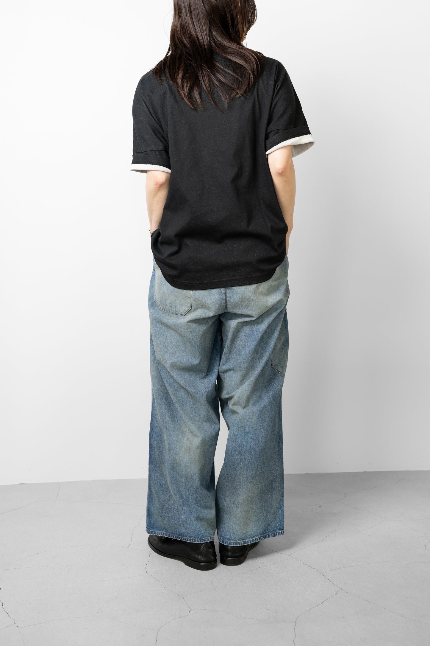 ANCELLM / DENIM PAINTER PANTS "INDIGO"