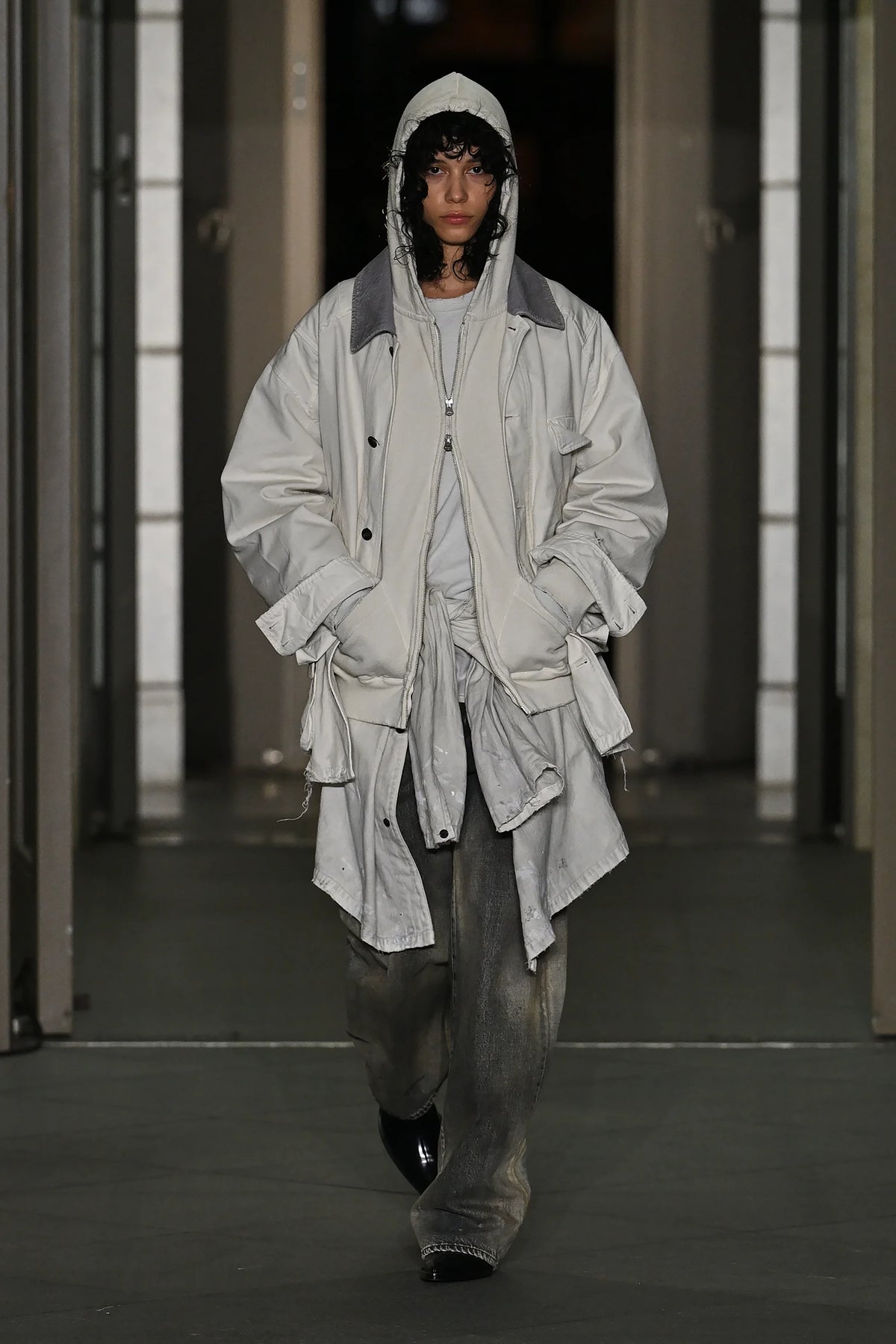 ANCELLM / FINX HUNTING JACKET "G.WHITE"