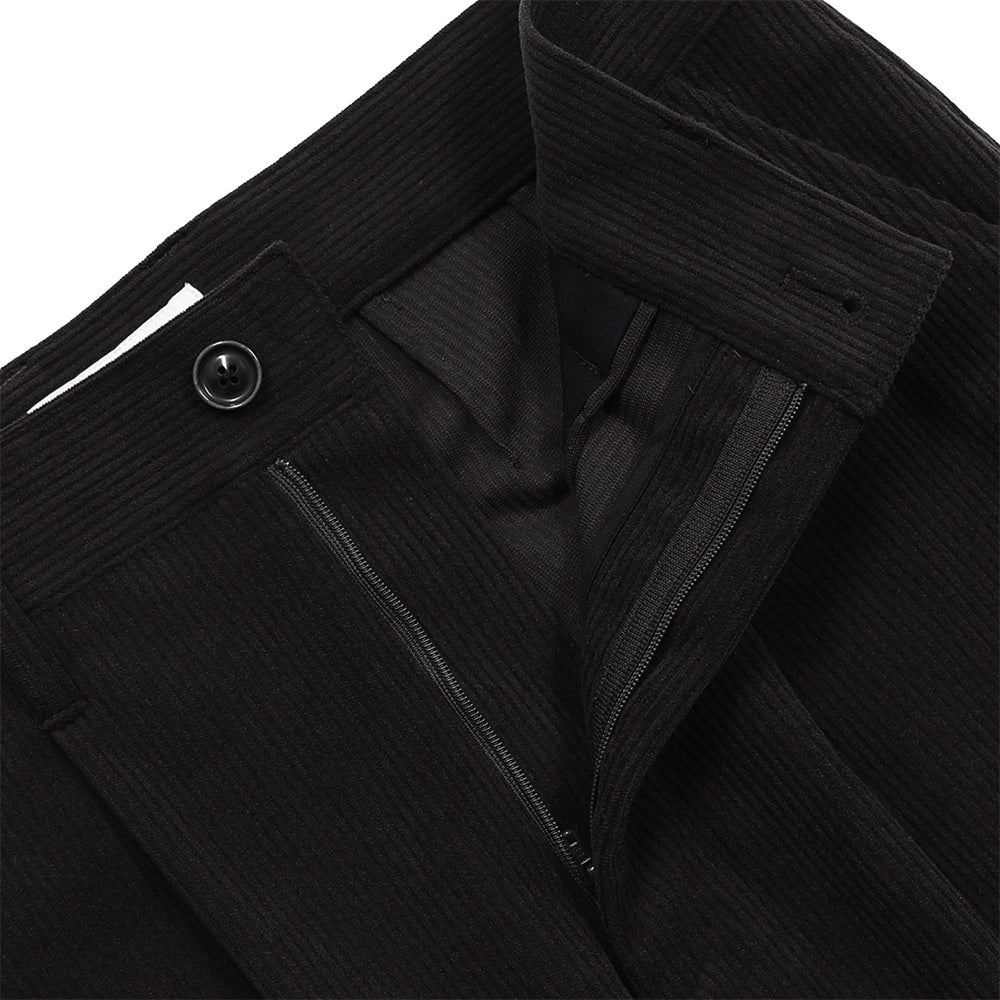 SAYATOMO / 1-Tack Corduroy Bootcut Pants "Black"